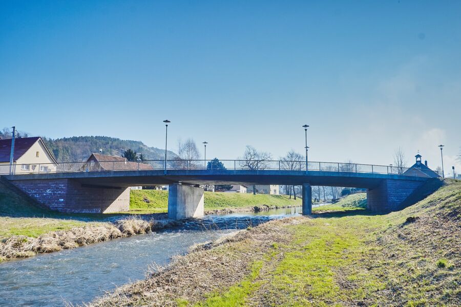 Eichrodt - Bundesstraße 88, Brücke über die Hörsel